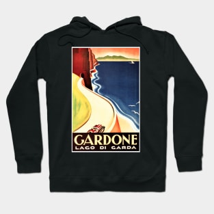 GARDONE RIVIERA Italy Lago Di Garda Europe Vintage Travel Hoodie